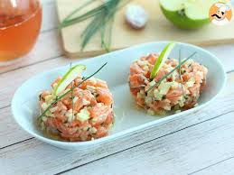 Tartare de poisson frais