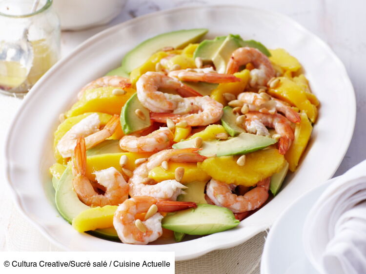 Salade de crevettes à la mangue